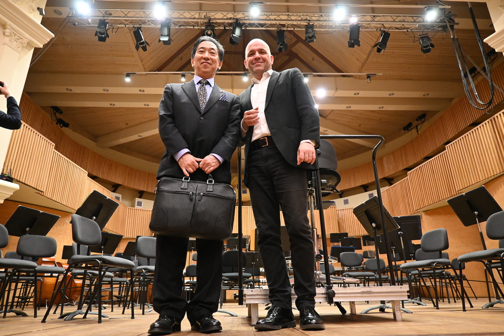 Noul ambasador al Japoniei a vizitat Filarmonica Sibiu