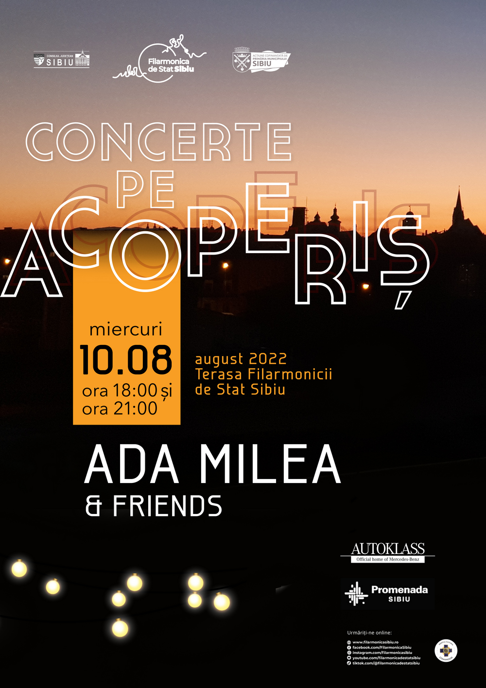 Ada Milea & Friends @ Concerte pe Acoperiș