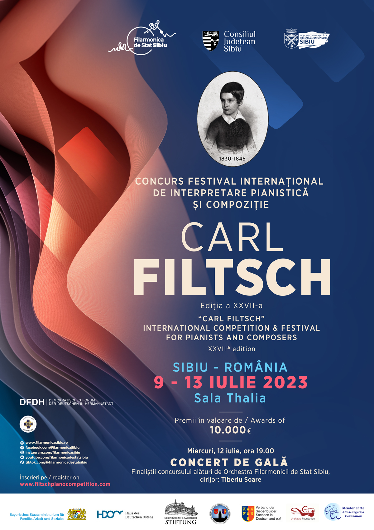 Concursul-Festival „Carl Filtsch” – ediția a XXVII-a